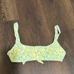 Aerie Floral Bikini Top